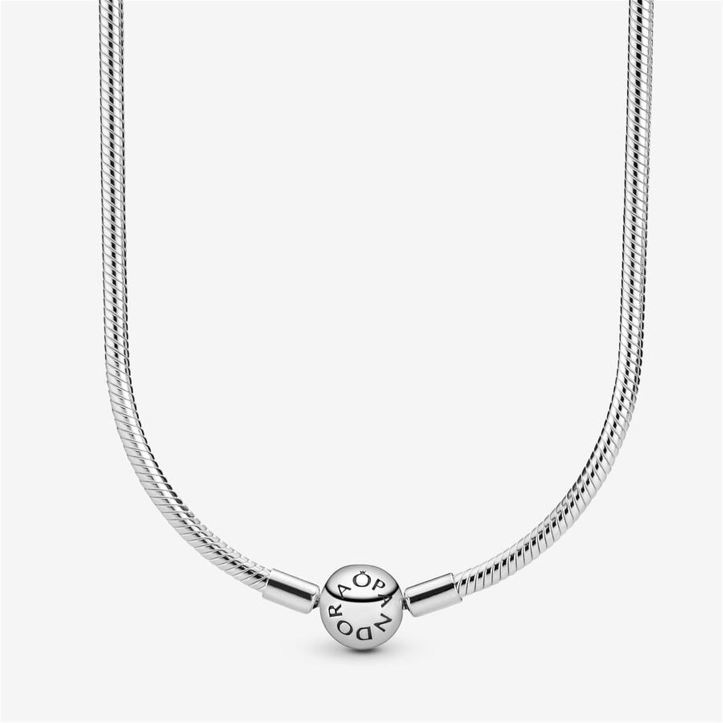 S925 Sterling Silver Moments Snake Chain Necklace