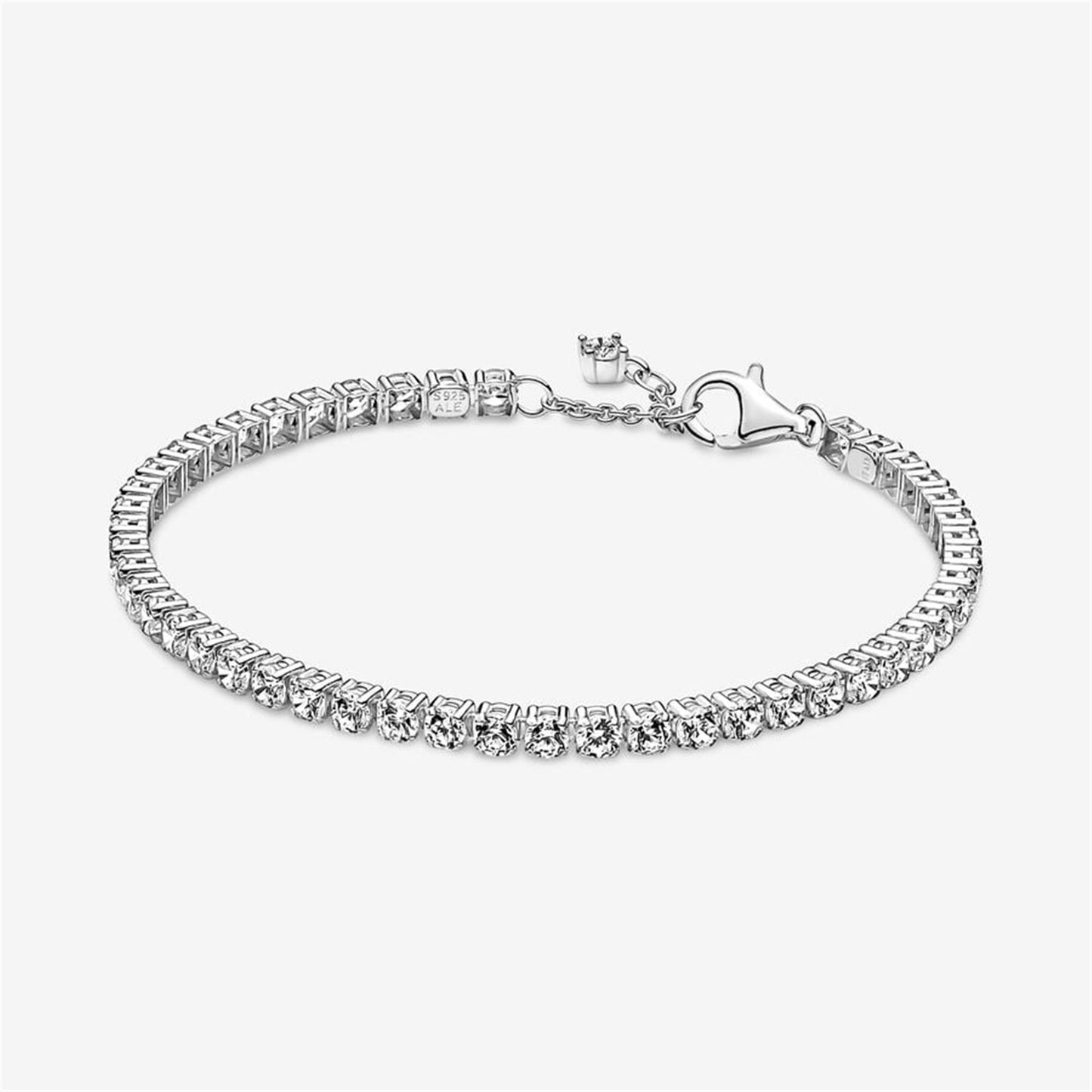 S925 sterling silver Sparkling Tennis Bracelet