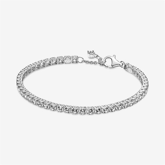 S925 sterling silver Sparkling Tennis Bracelet