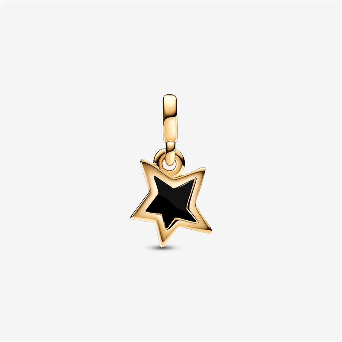 S925 Sterling Silver ME Faceted Star Mini Dangle Charm
