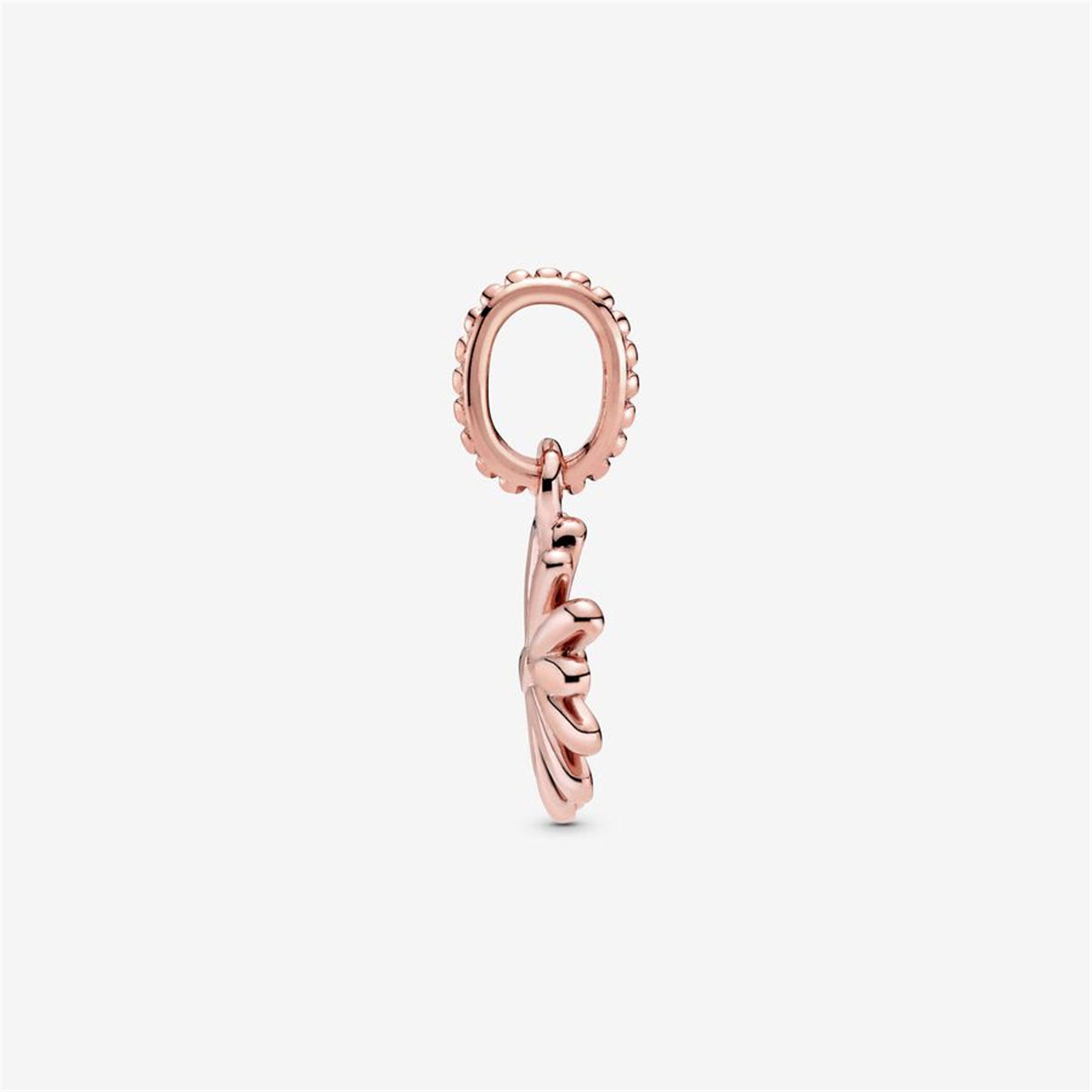 S925 Sterling Silver Pink Daisy Flower Dangle Charm