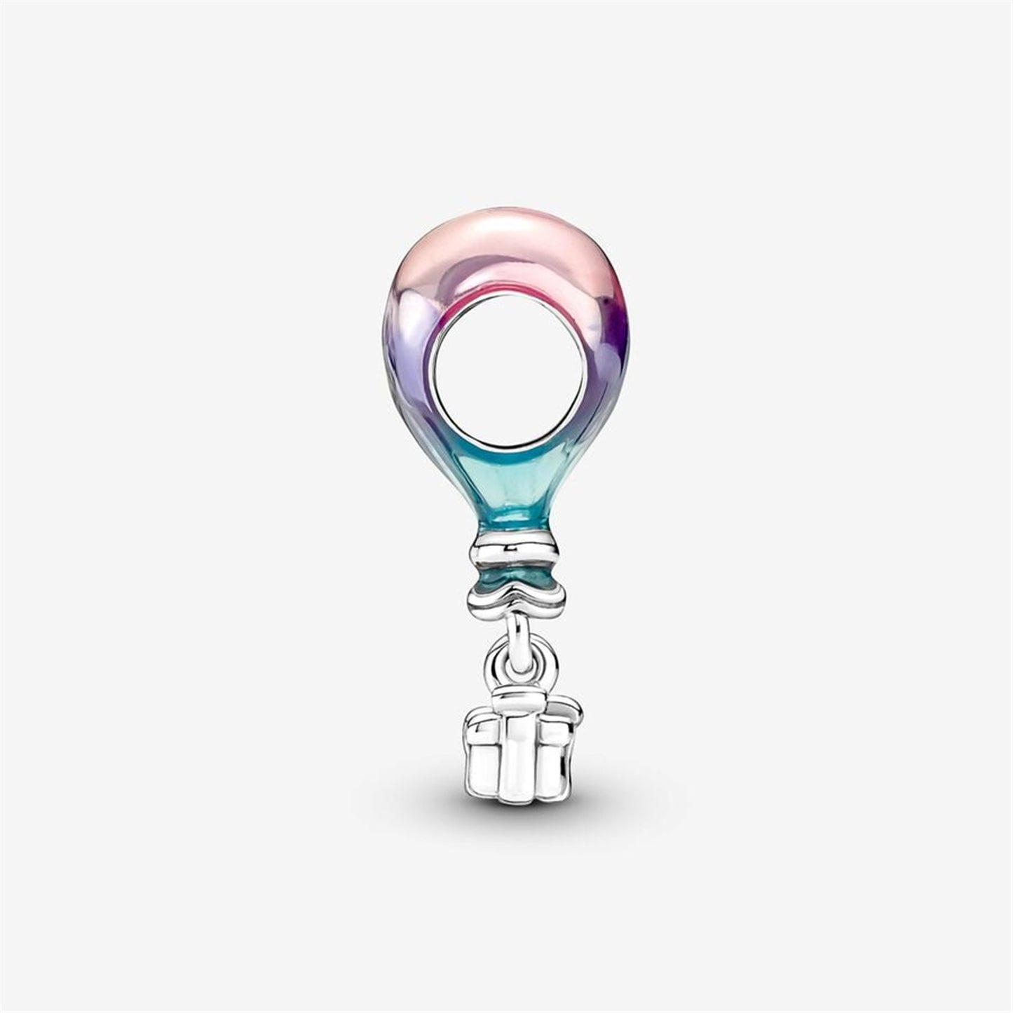 S925 sterling silver Happy Birthday Hot Air Balloon Charm