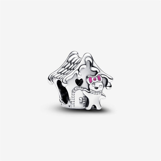 S925 Sterling Silver Gingerbread House Charm