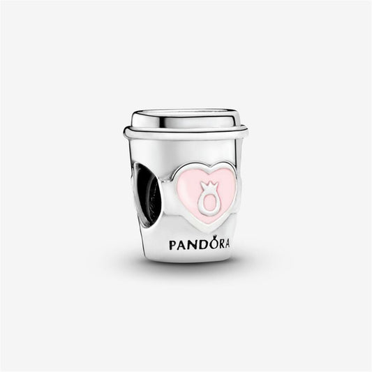 S925 sterling silver Take a Break Coffee Cup Charm