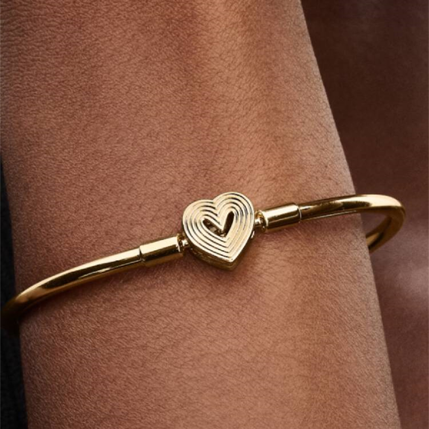 S925 Sterling Silver Radiating Heart Clasp Bracelet,Unique Bracelet,Anniversary Gifts